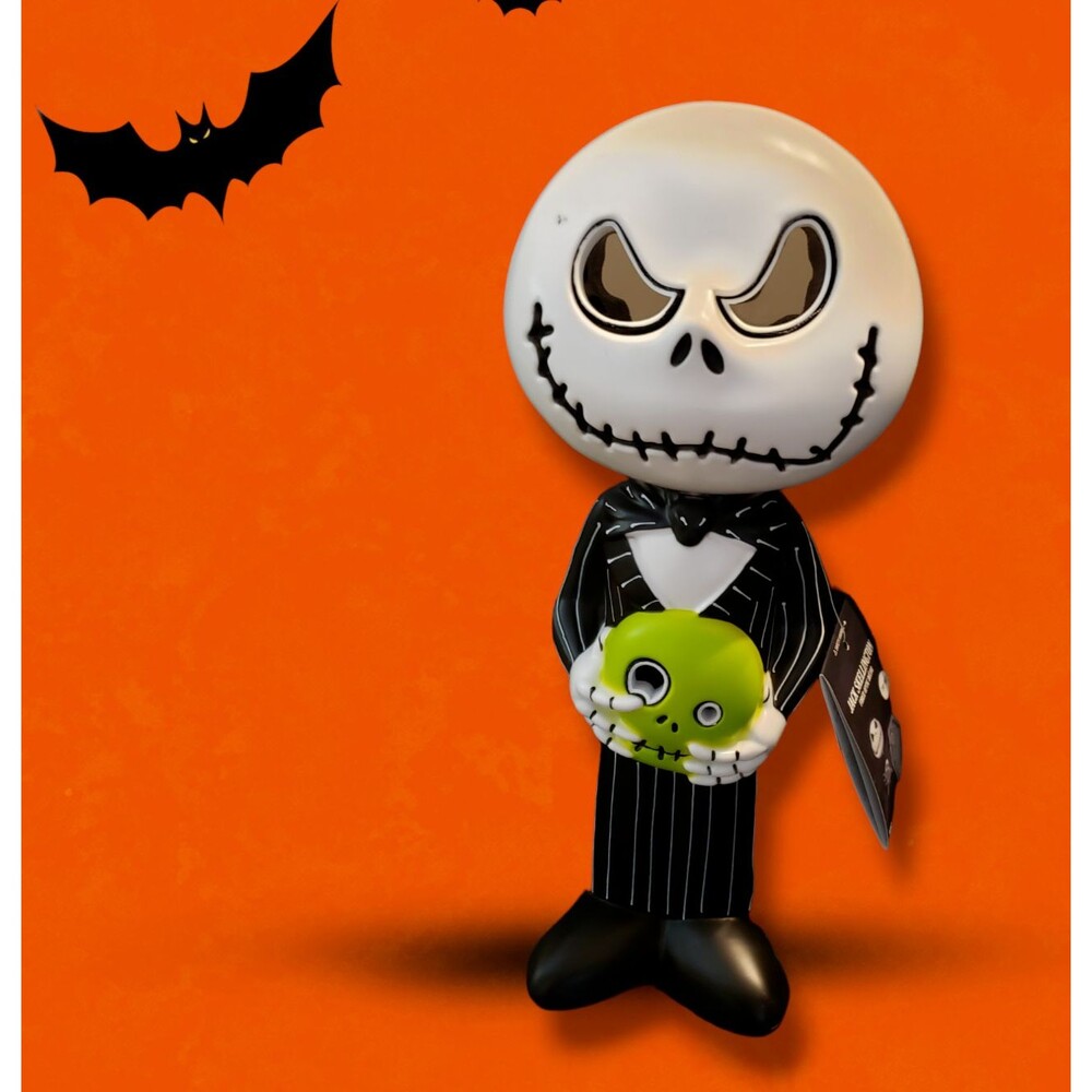 New 14" JACK Halloween LIGHT UP Blow Mold Nightmare Before Christmas NWT